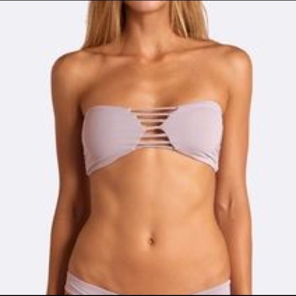 Boys + Arrows strapless bikini top